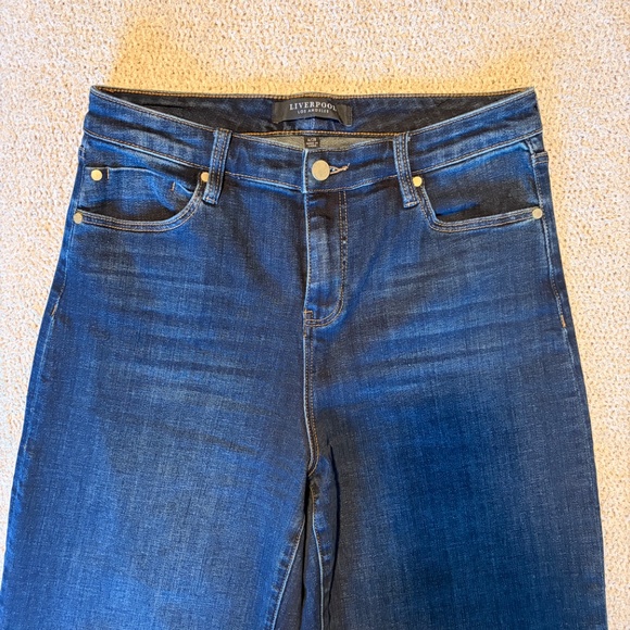 LIVERPOOL Los Angeles Jeans Wide-leg Crop (size 6) - Picture 5 of 5